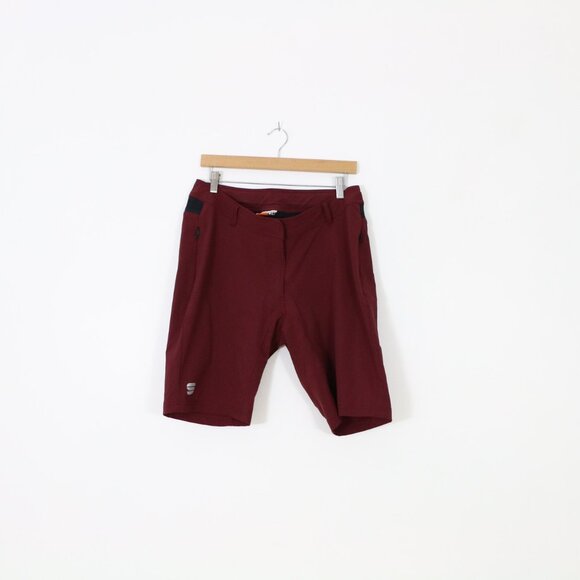 *Sportful Maroon Bermuda Shorts - Picture 1 of 7